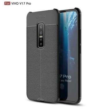 Autofocus V20 SE V19 V15 V17 Pro Vivo Softcase Silikon Leather Case Kulit Shockproof Casing Silicone