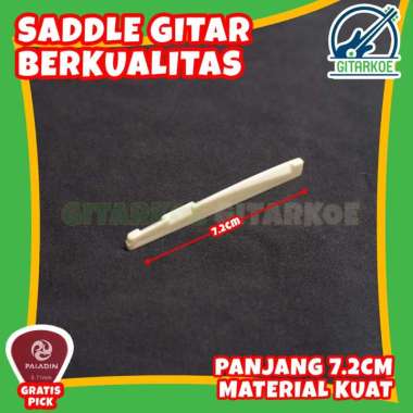 Saddle Bridge Gitar String Akustik Senar Standard Hitam