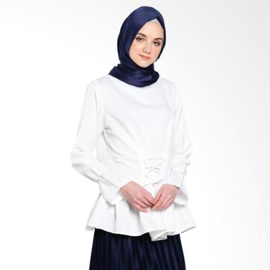 Covering Story Mardy Top D Blouses Muslim Atasan Wanita - Ivory
