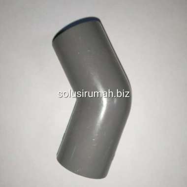 Knee 45 Derajat 3/4 Elbow 3-4 Keni 3per4 Knie L Pipa Super 45d Aw Pvc