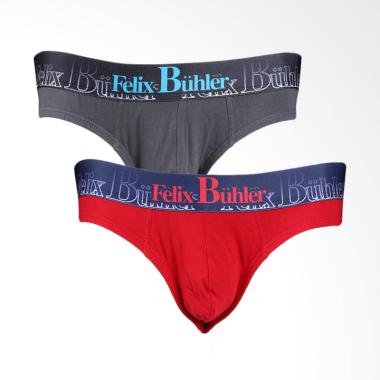 Felix Buhler Brief 2 in 1 Pakaian Dalam Pria - Mix Colour [FB 1057-2]