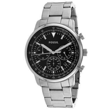 Jam Tangan Pria Fossil Goodwin Original Stainless Steel Perak - FS5412 perak