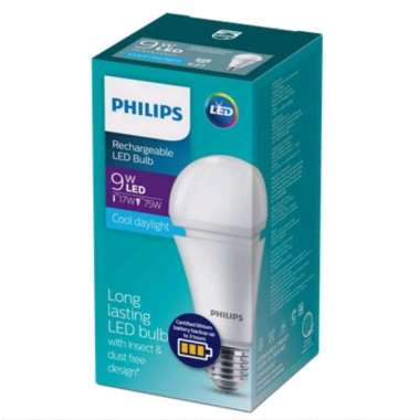 Lampu led philips emergency 9 watt