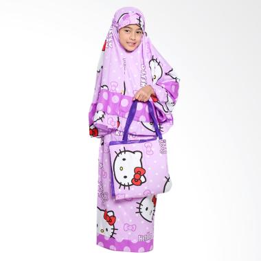 Zahra Kids Hello Kitty Polkadot Mukena Anak – Ungu