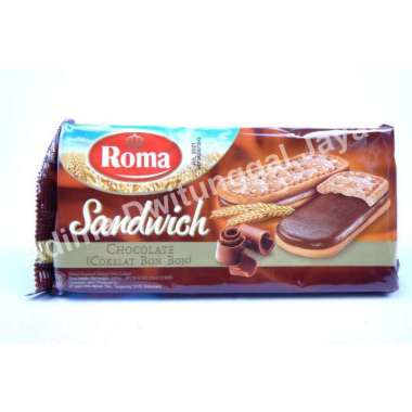 Roma Sandwich Chocolate Biscuit / Biskuit Roma Sandwich Cokelat 216 gr