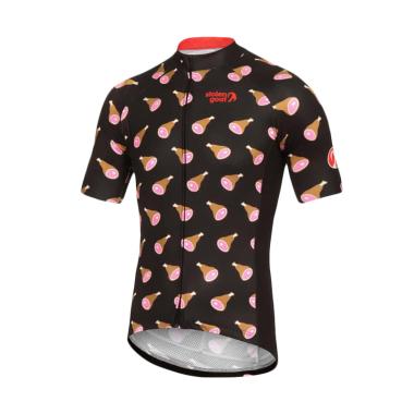Stolen Goat Mens Bodyline Ham Short Sleeve Jersey Pakaian Sepeda Pria - Black [Ltd Edition]