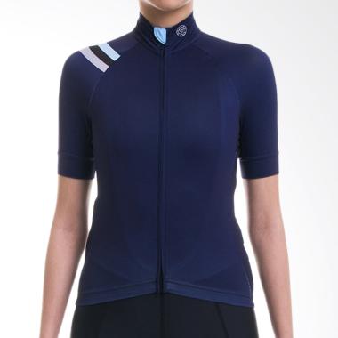 Temple Project Womens Classic Jersey Pakaian Sepeda Wanita - Navy