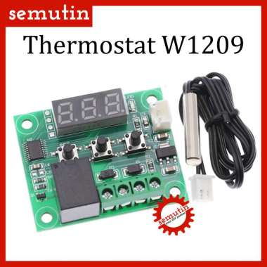 Thermostat W1209 Digital DC 12V - Termostat Modul Sensor Pengatur Suhu LED