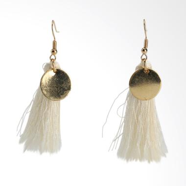 SfS_by_Sun A04 Anting Hook Rumbai Putih