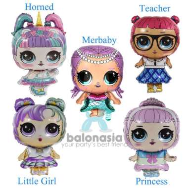 Balonasia Balon Foil LOL Surprise Merbaby