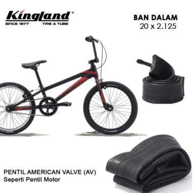 Ban Dalam Sepeda KINGLAND 20 x 2.125 Ban dalem BMX 20 x 2125 AV 48mm 20x2.125