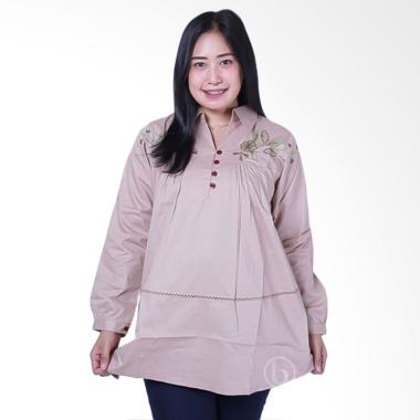 Mama Hamil BLJ 426 Kelly Kerja Baju Hamil Muslim - Cream