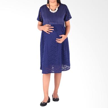 HMILL 1463 Dress Hamil - Biru