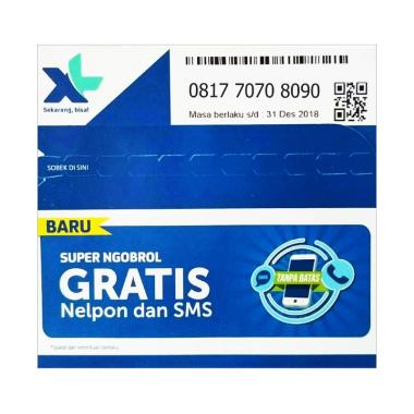 XL Nomor Cantik 0817 70 708090 Kartu Perdana 4G LTE .