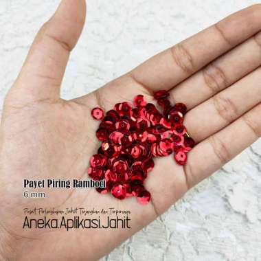 25 GRAM PAYET PIRING RAMBOCI 6MM MERAH
