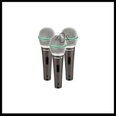 Mic Microphone Samson Q6 Professional Dynamic 3PCS Set
