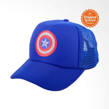 Marvel Avengers Infinity War Captain America Trucker Cap Topi Dewasa