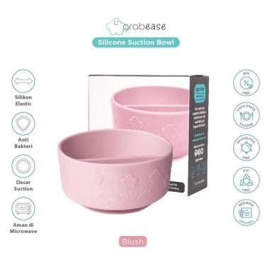 Grabease Silicone Suction Bowl - Blush