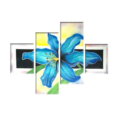 Lukisanku PJH3 Bunga Canvas Painting Lukisan