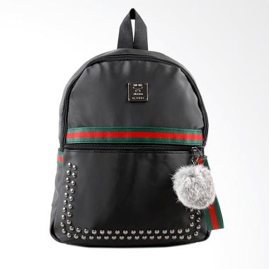 Paroparoshop Kaneta Tas Ransel Wanita - Black
