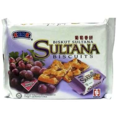 HUP SENG KERK SULTANA BISCUIT 136GR PAK