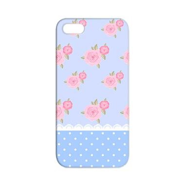 Premiumcaseid Cute Shabby Chic Blue ... Casing for iPhone 5 or 5s