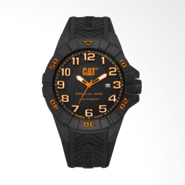 Caterpillar Karbon Jam Tangan Pria - Orange Black [CAT K2.121.21.114]