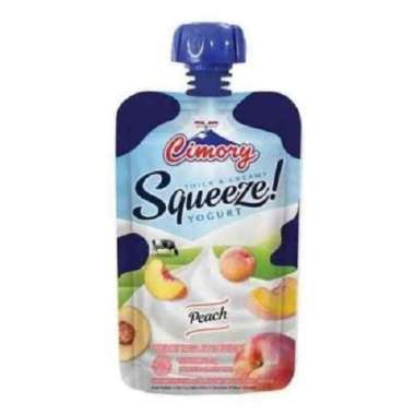 Cimory yoghurt squeeze peach 120ml