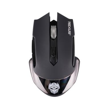 Rexus RX-108 Mouse Gaming Wireless Rechargerable - Hitam