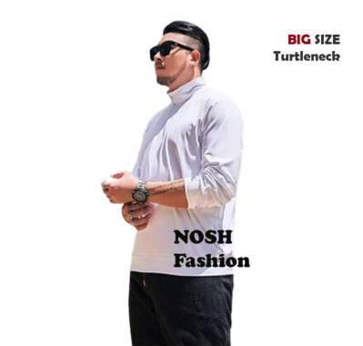 Sweater Turtleneck Big Size Unisex Rajut / Sweater Jumbo Pria Wanita Roundhand JUMBO Size - NOSH Put