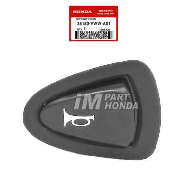 AHM 35180-KWW-A01 Tombol Klakson Revo 110 Revo AT Matic Spacy Vario 110 Techno Scoopy Karbu