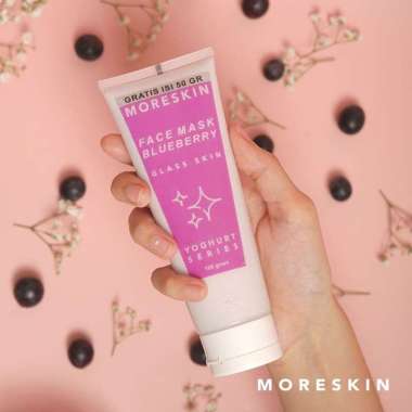 Moreskin Face Mask Blueberry Nasa - Masker Wajah Glow - Masker Wajah pembersih komedo - Masker Wajah