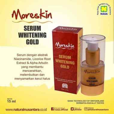 Serum Gold Moreskin - Moreskin Whitening Serum - Serum Whitening Aman BPOM - serum muka yang bikin g