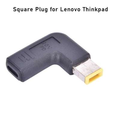 Konektor USB Type-C to DC Male Plug USB-C Power Adapter Charger Laptop Square Plug (Lenovo)