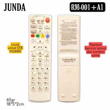 REMOTE STB DVB INDIHOME FIBERHOME TERBARU JUNDA RM 001+A1