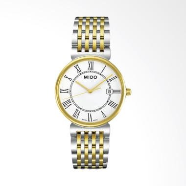 Mido Dorada Dual Tone Jam Tangan Pria Yellow Silver