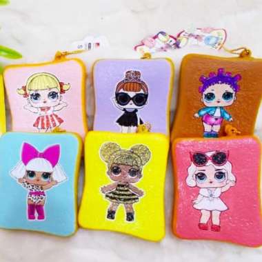 SQUISHY MINI TOAST LOL - lucu roti tawar bread kecil murah hadiah anak