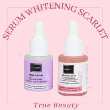 Paket Scarlett Whitening Serum Brightly & Acne serum