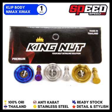 Baut Klip Body Spakbor Nmax Aerox Xmax Premium Baut Probolt Thailand Stainless King Nut