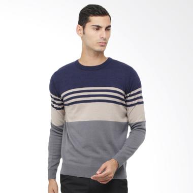 COLDWEAR 17048 Wool Sweater Pria - Navy