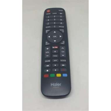 Remote TV LED Haier dengan tombol Youtube - Original