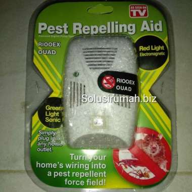 PENGUSIR TIKUS NYAMUK ULTRASONIC HIJAU PUTIH