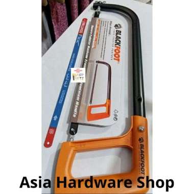 BLACKFOOT Gagang Gergaji Besi Gagang Aluminium Bonus Mata Model Pipa Hand Saw