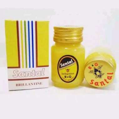 SANTAL Brillantine ORIGINAL R&G Pomade rambut - minyak rambut SANTALIA klasik jadul 50gr