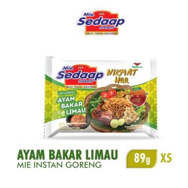 Promo Harga Sedaap Mie Goreng Ayam Bakar Pedas Limau 89 gr - Blibli