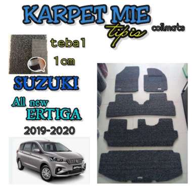 karpet mie bihun coilmats alas mobil all new ertiga hitam 2018-2020