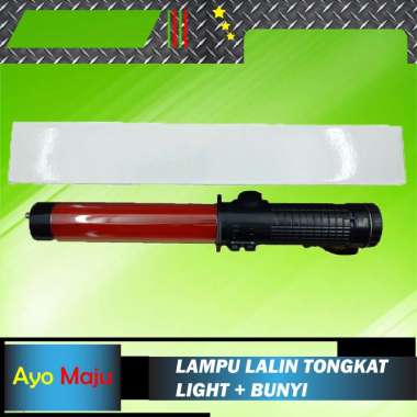Lampu Lalin Tongkat Polisi Lalin Jalan Parkir Baton Light + BUNYI