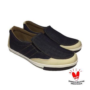 Bavy Jeans Slip On Shoes Sepatu Pria