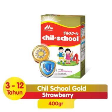 Promo Harga MORINAGA Chil School Gold Stroberi 400 gr - Blibli