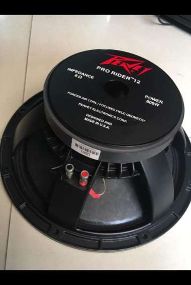 PEAVEY PRO RIDER KOMPONEN SPEAKER [12 INCH/ 600 WATT] hitam